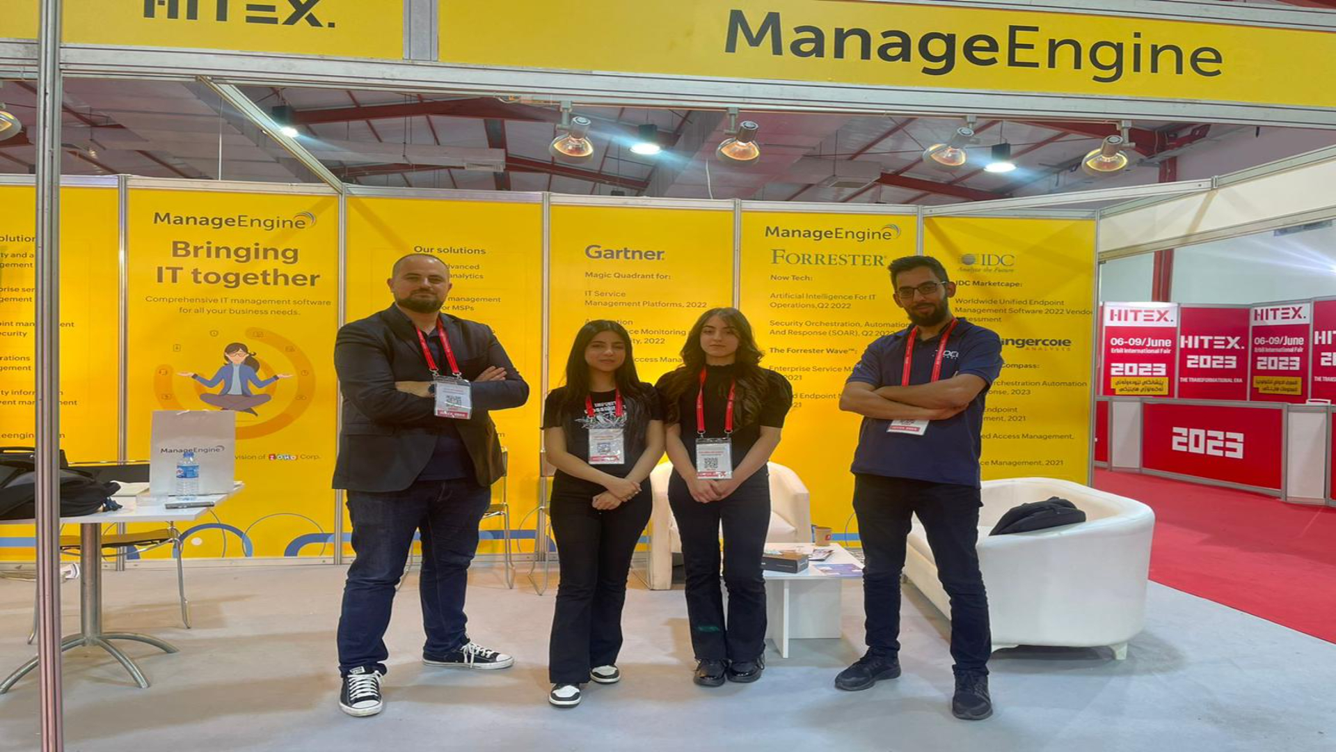 TjDeeD and ManageEngine Partnered at HITEX2023 Showcasing Innovative Solutions for Digital Transformation