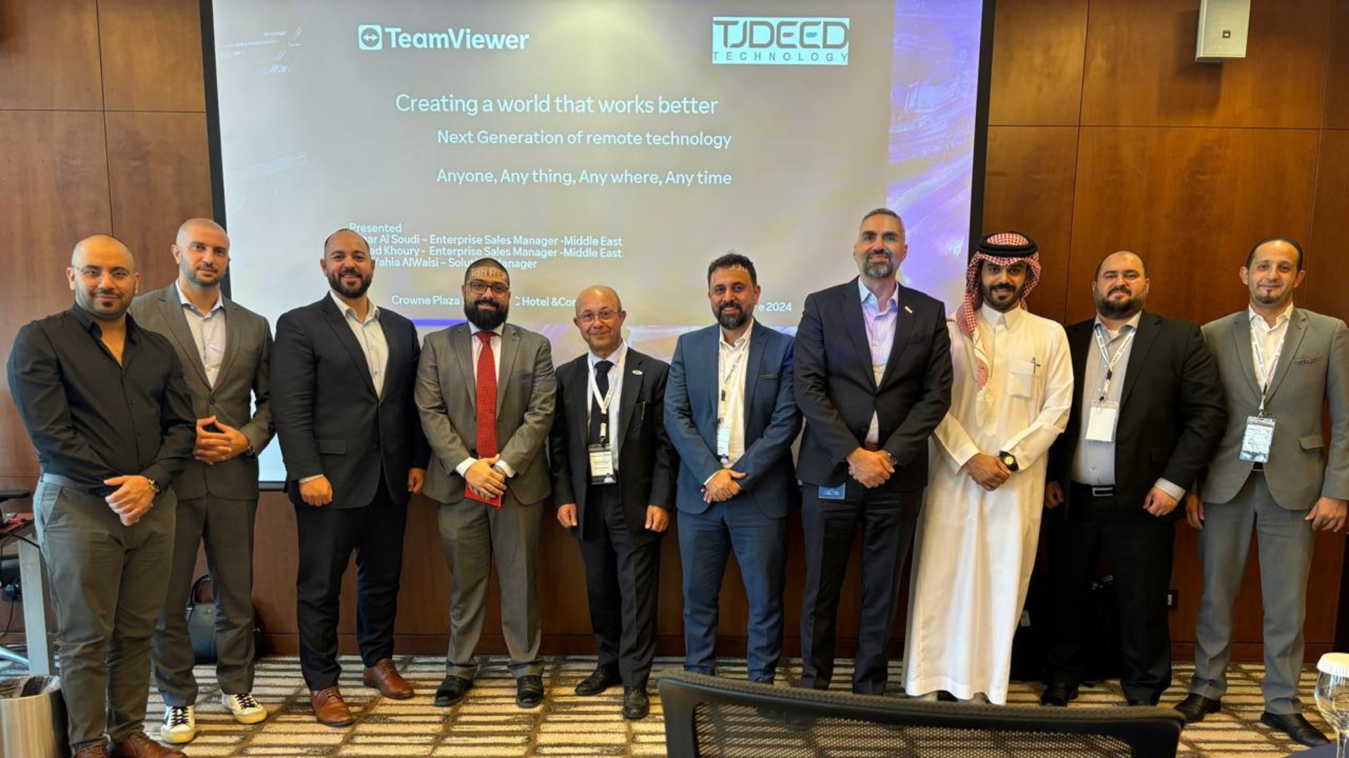 “The Next Generation of Remote Technology” TJDEED and TeamViewer Co-Host Event in Riyadh