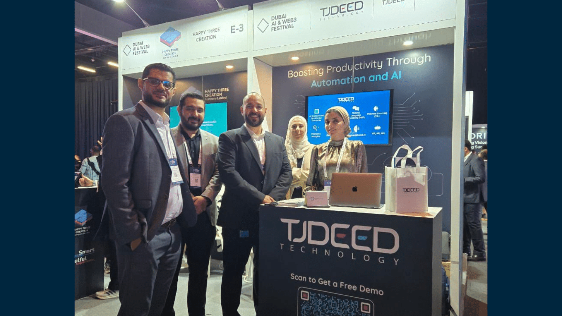 TJDEED Showcases Advanced Enterprise AI Solutions at Dubai Festival