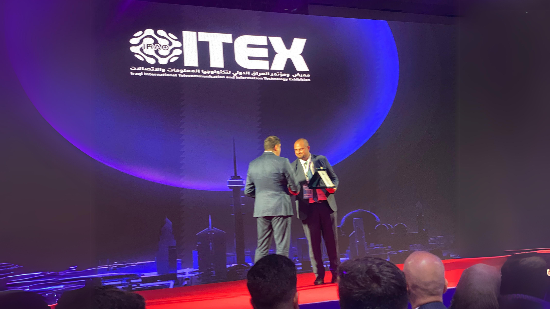 TJDEED Honored with Award at ITEX Iraq2024 for Showcasing Innovative IT Management Solutions