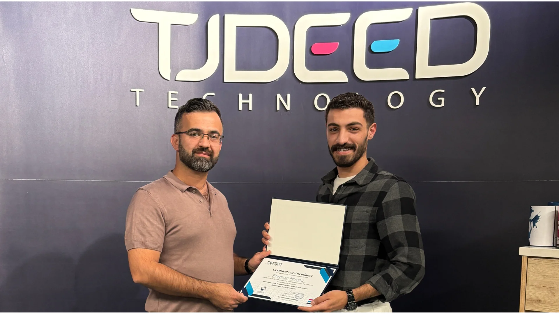 RT Bank Iraq Team Completes Advanced ManageEngine Training at TJDEED Jordan 