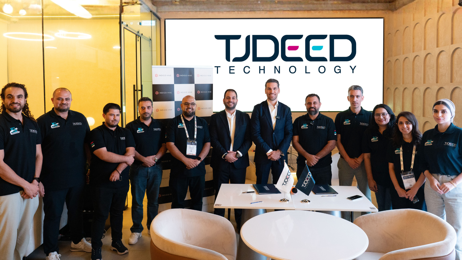 TJDEED Technology and Indigo Hive Sign Strategic AI Partnership at GITEX 2025