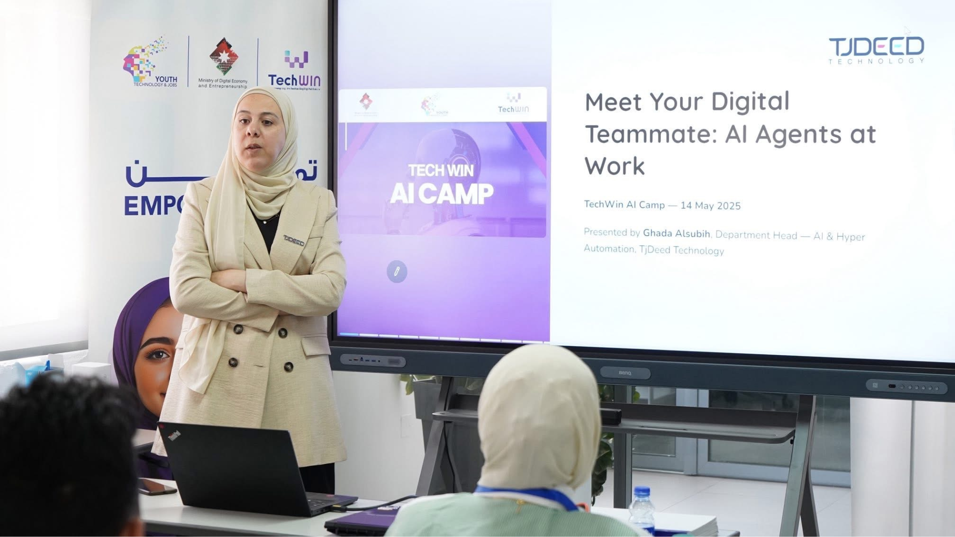 TJDEED Technology Showcases AI Leadership at TechWIN AI CAMP in Jordan