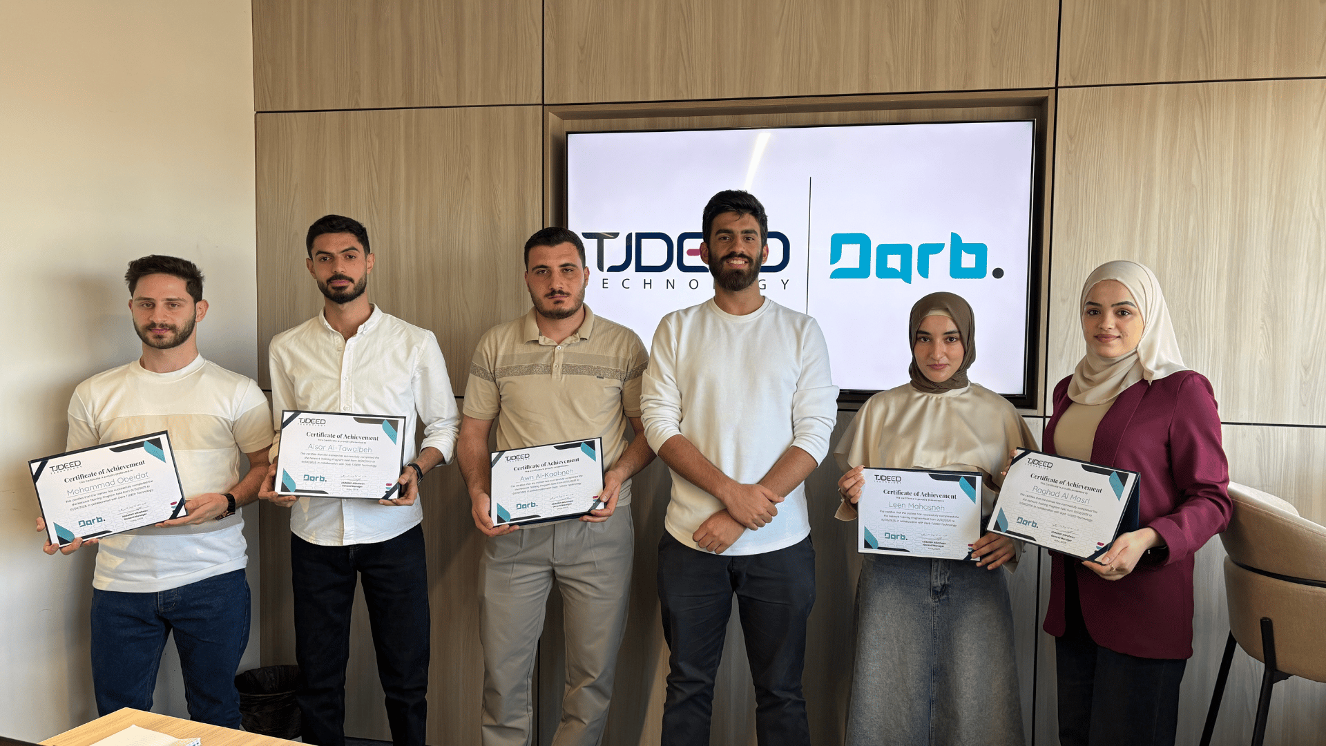 TJDEED Technology Celebrates Graduation of Darb Network Training Cohort in Jordan
