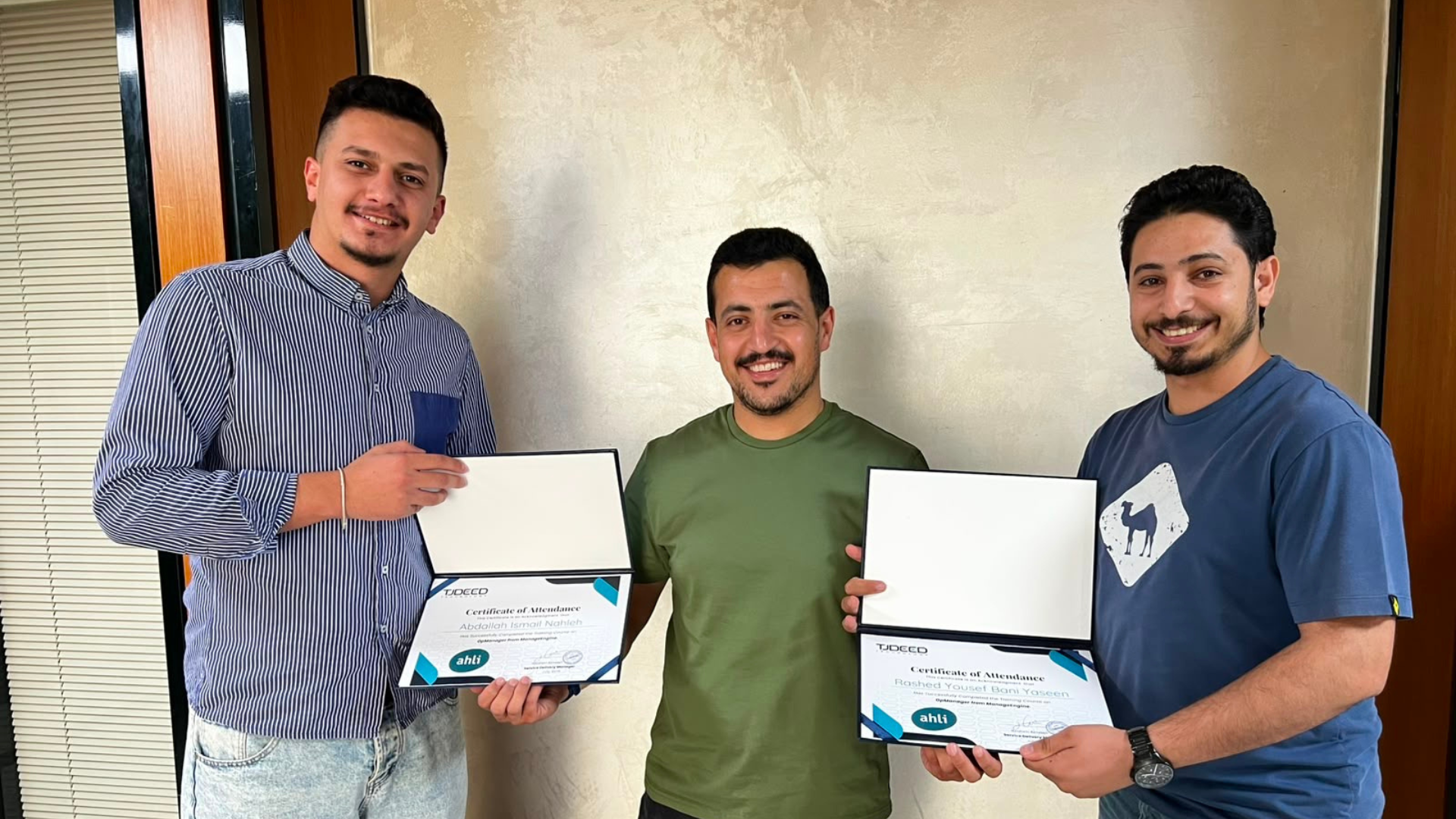 TJDEED Technology Delivers ManageEngine OpManager Training for Jordan Ahli Bank to Advance Digital Transformation in Jordan