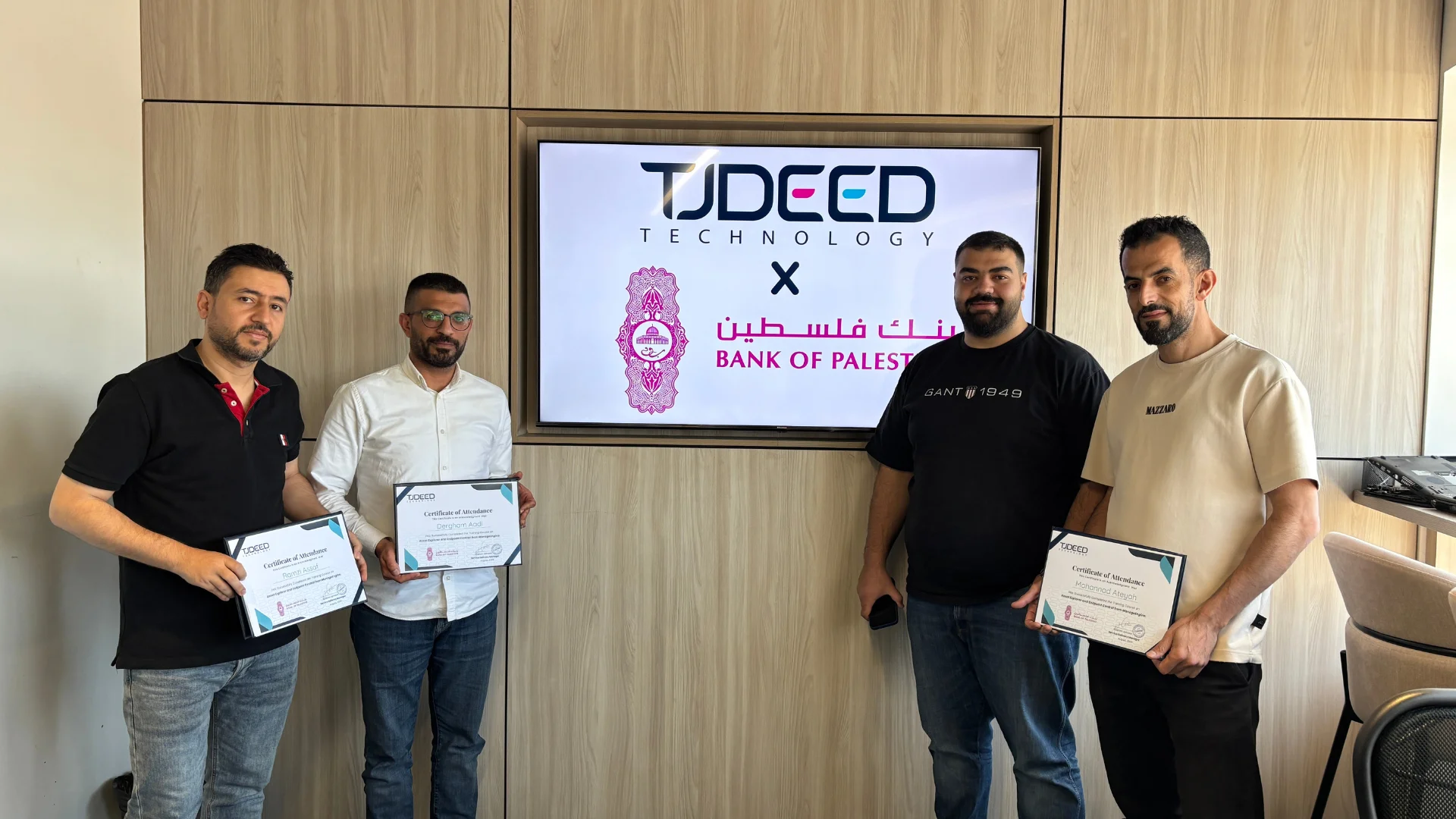 TJDEED Technology Delivers ManageEngine Training to Bank of Palestine